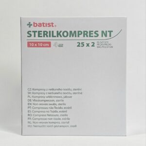 Kompres włókninowy jałowy 4W 10*10cm a'2szt-25szt